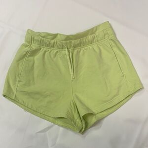 Lululemon Athletica Light Green Athletic Shorts
